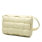 Bottega Veneta Maxi Intrecciato Padette Cassette Yellow Leather — view 3