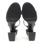 Chanel Size 40 Togo Black Sandals — view 4