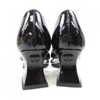 Chanel Size 40 Togo Black Sandals — view 5