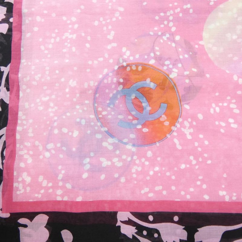 Chanel Floral Print Pink Pareo — view 4