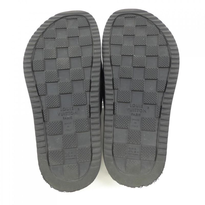 Louis Vuitton Size 7 Black Sandals — view 4