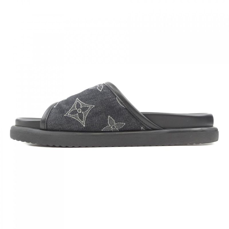 Louis Vuitton Size 7 Black Sandals — view 2