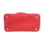 Prada 1 Bg439 Canvas Tote Bag Canapa Mini Red — view 6