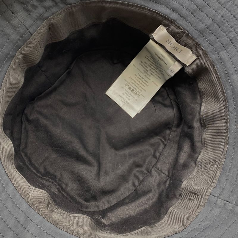 Dior Homme Parley 22 AW Woven Bucket Hat Blue 293 C906 D5547 — view 7