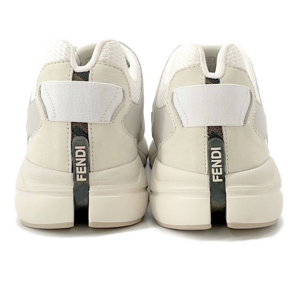 Fendi Sneakers Faster Zucca Pattern Fabric 6 Shoes — view 3