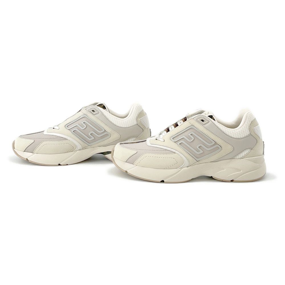 Fendi Sneakers Faster Zucca Pattern Fabric 6 Shoes — view 2