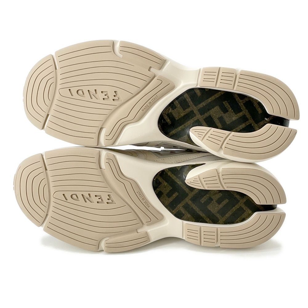 Fendi Sneakers Faster Zucca Pattern Fabric 6 Shoes — view 4