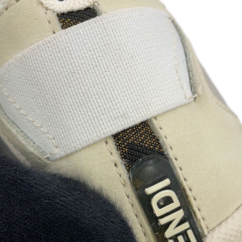 Fendi Sneakers Faster Zucca Pattern Fabric 6 Shoes — view 5