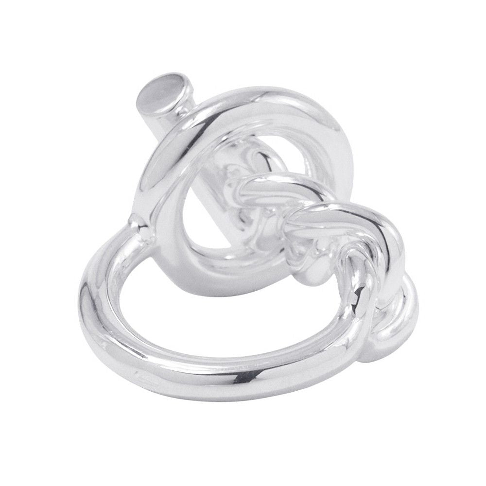 Hermes Ring Croisette MM Silver 52 — view 4
