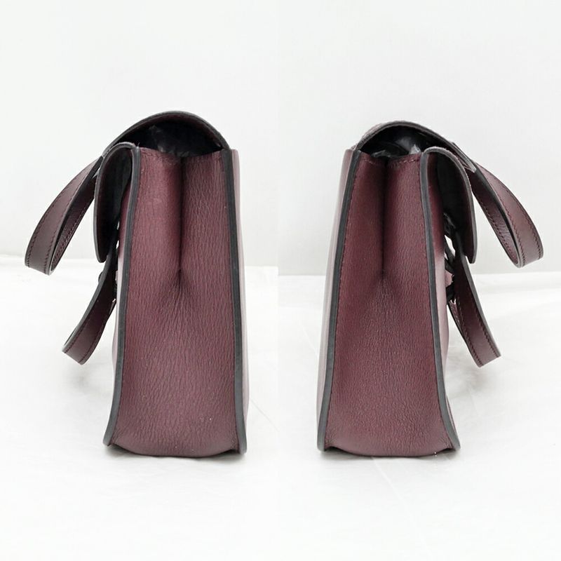 Hermes Arzan Mini Hand Shoulder Bag Bordeaux 2017 — view 4