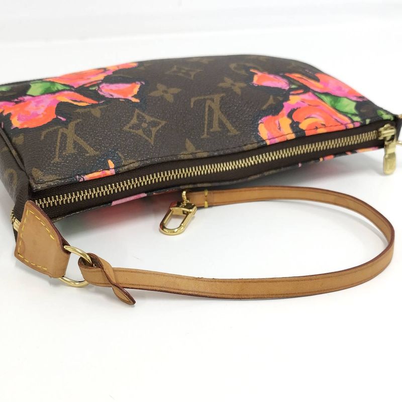 Louis Vuitton Pochette Accessories Pouch Monogram Rose — view 6