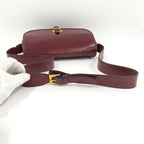 Hermes Bardo Golf Shoulder Bag Leather Bordeaux — view 4