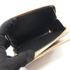 Saint Laurent Paris Bifold Wallet Monogram bow Beige Leather — view 4