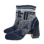 Prada Blue Size 35 Boots — view 2