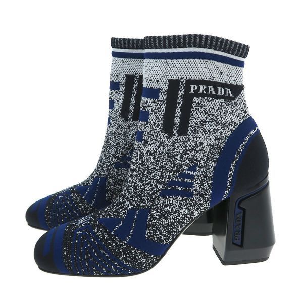 Prada Blue Size 35 Boots — view 2