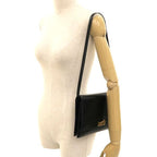 Hermes Eugenie Black Leather Crossbody Bag — view 9