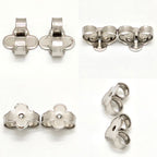 Louis Vuitton Earrings Pandant Iconic Flower Both Ears Gold Silver — view 9