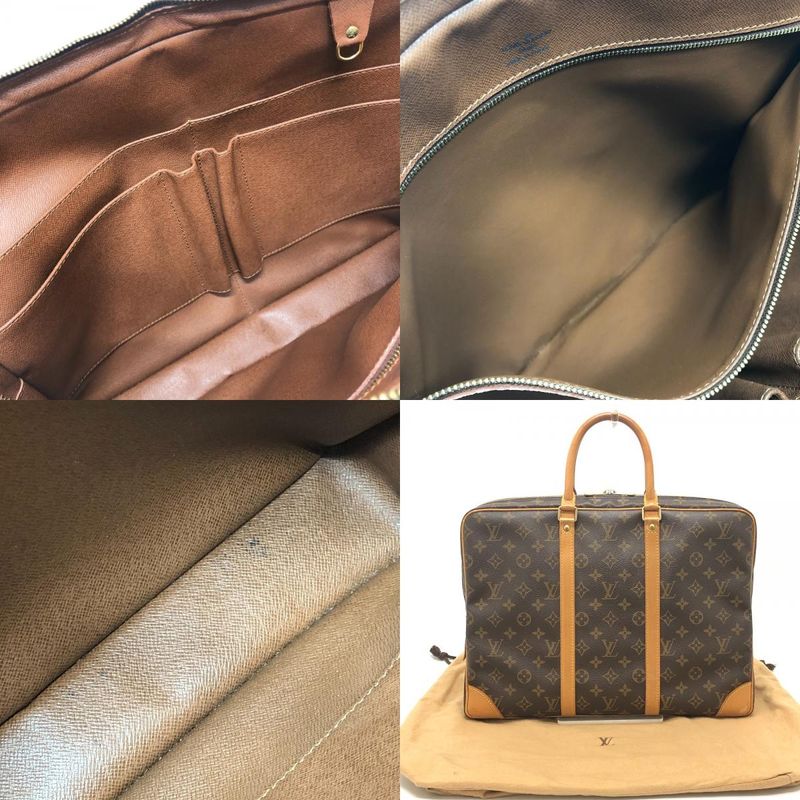 Louis Vuitton Business Bag Porte Documents Voyage Monogram Canvas Brown — view 9