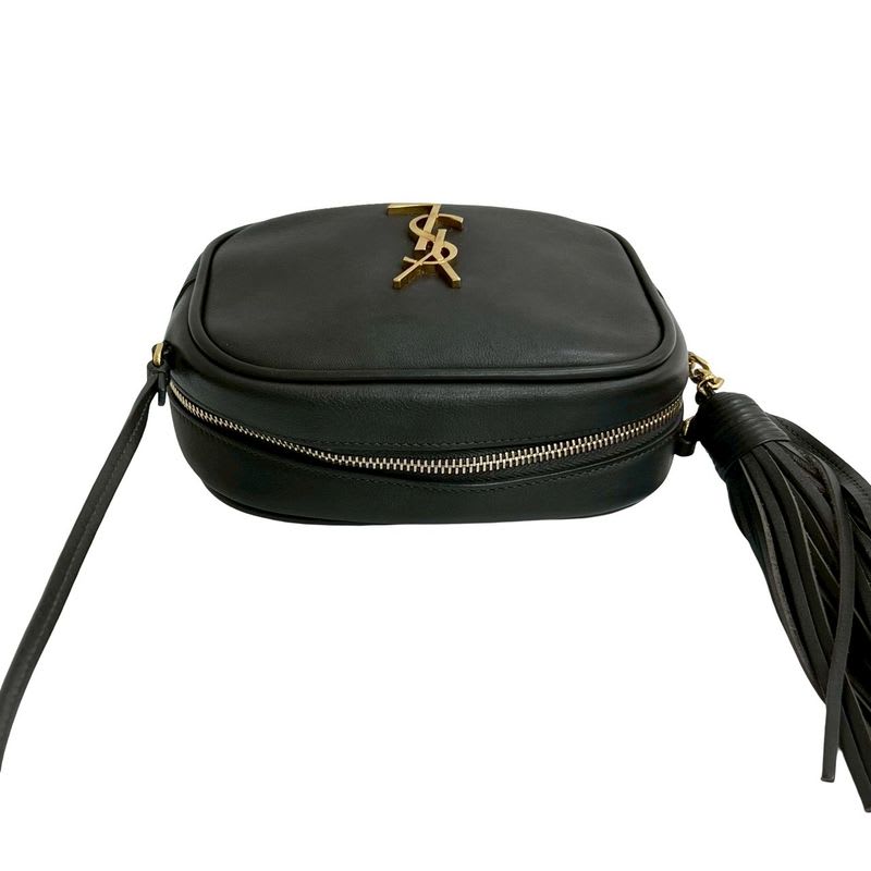 Saint Laurent Paris YSL Logo Hardware Tassel Leather Mini
