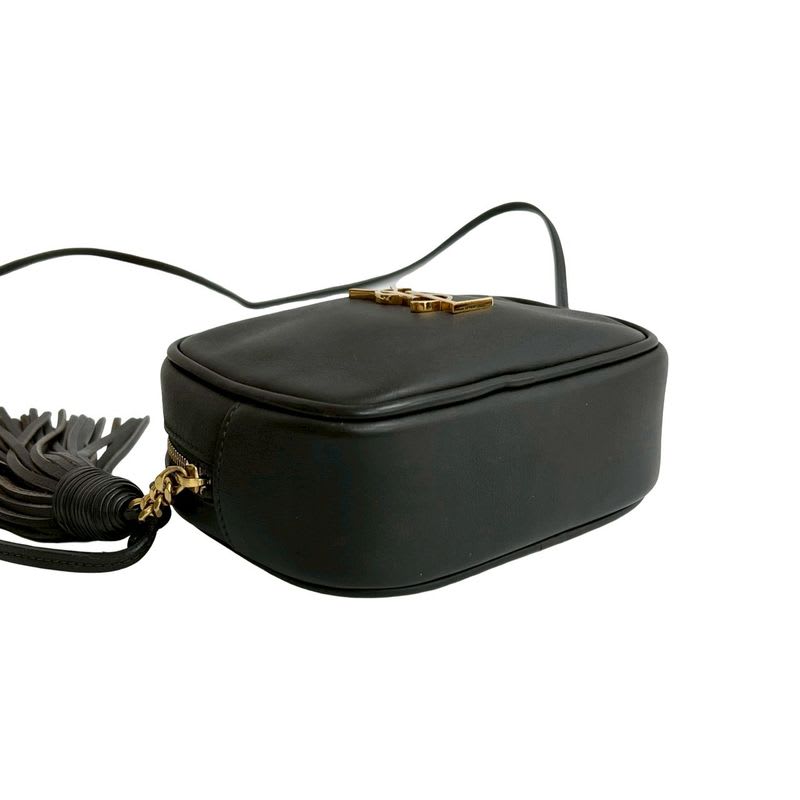 Saint Laurent Paris YSL Logo Hardware Tassel Leather Mini