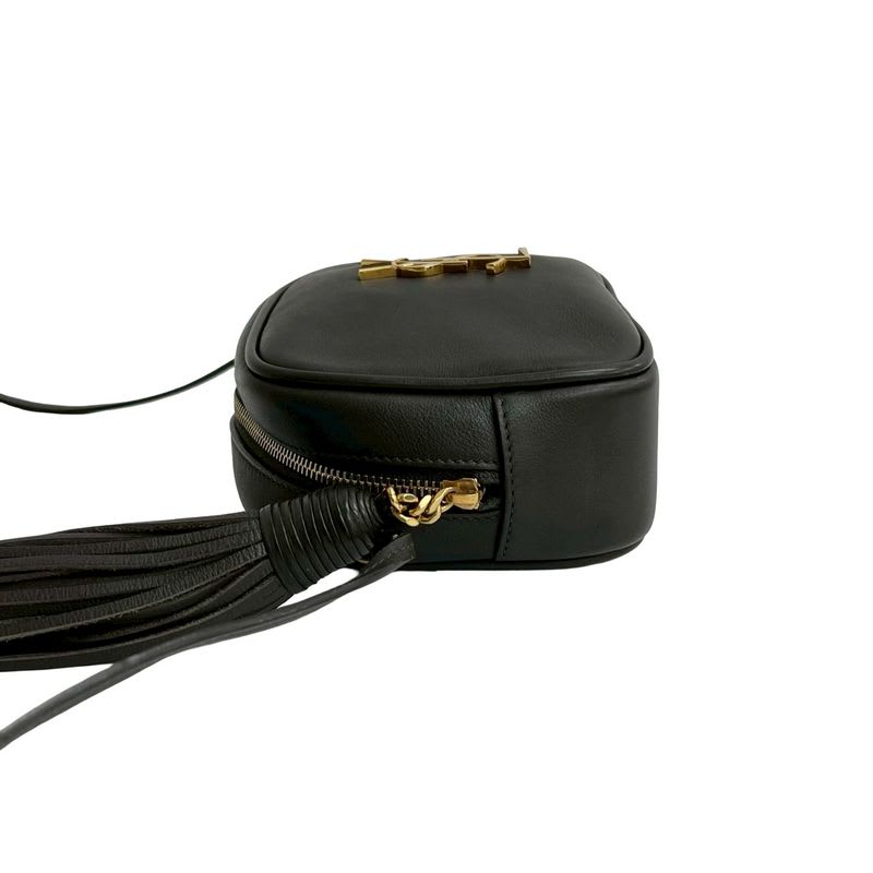 Saint Laurent Paris YSL Logo Hardware Tassel Leather Mini