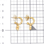 Louis Vuitton Earrings Iconic Heart Gold Color Metal — view 9
