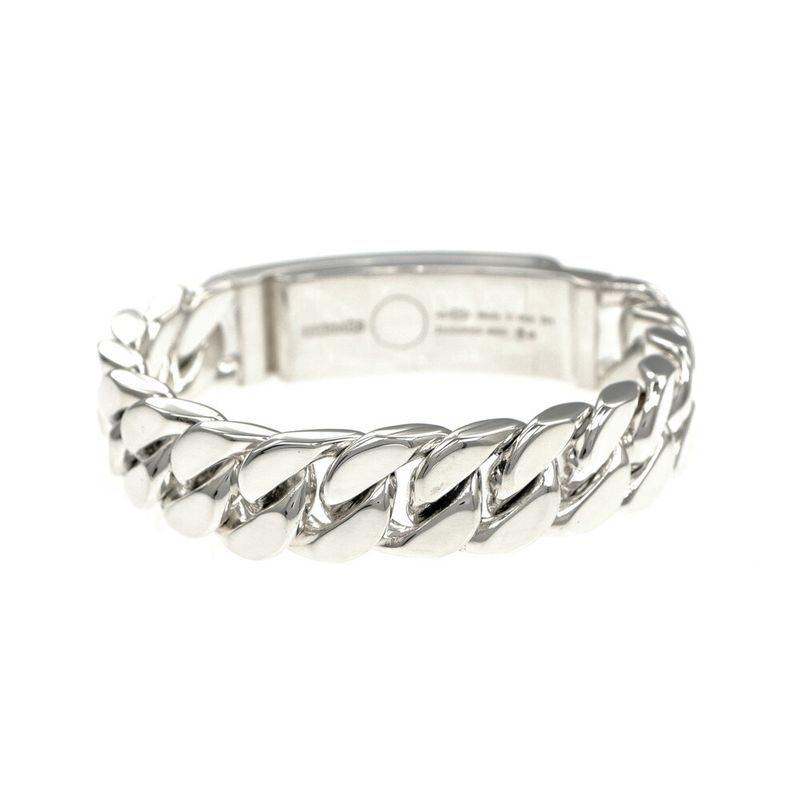 Hermes Bracelet Kelly Gourmet GM SH AG 925 Silver Bangle Accessories — view 3