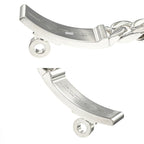 Hermes Bracelet Kelly Gourmet GM SH AG 925 Silver Bangle Accessories — view 9