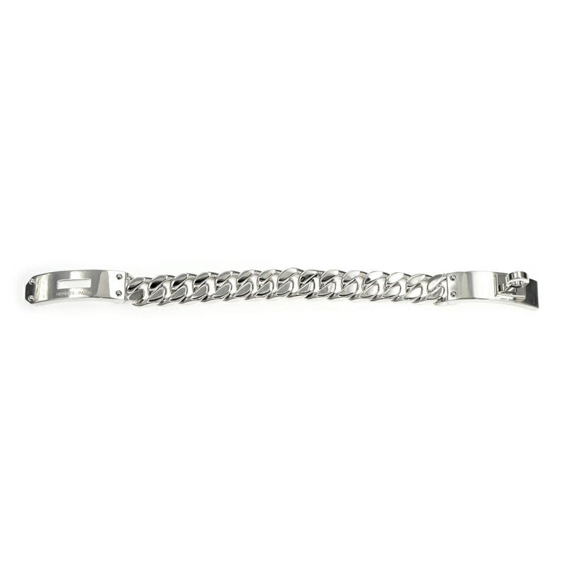 Hermes Bracelet Kelly Gourmet GM SH AG 925 Silver Bangle Accessories — view 7