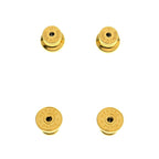 Hermes Earrings Pop Ash Mini Pair Light Blue Gold Hardware Jewelry — view 9