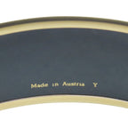 Hermes Bangle Enamel GM Mosaic Pattern Metal Red Gold Cloisonne Bracelet — view 7