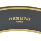 Hermes Bangle Enamel GM Mosaic Pattern Metal Red Gold Cloisonne Bracelet — view 6