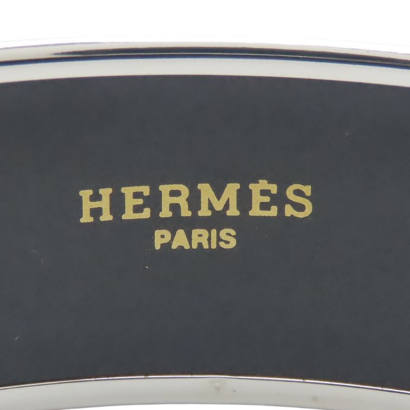 Hermes Bangle Enamel GM Perfume Bottle Metal Wine Red Multicolor Silver — view 7