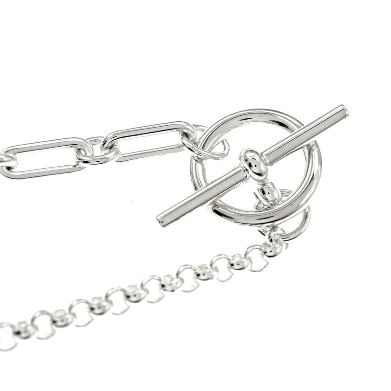 Hermes Necklace Chaine Dancre Punk ST AG 925 Silver Accessorie — view 6