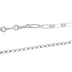 Hermes Necklace Chaine Dancre Punk ST AG 925 Silver Accessorie — view 5