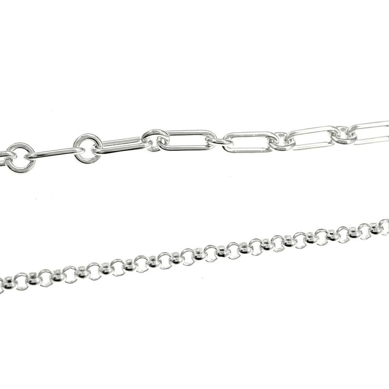 Hermes Necklace Chaine Dancre Punk ST AG 925 Silver Accessorie — view 5