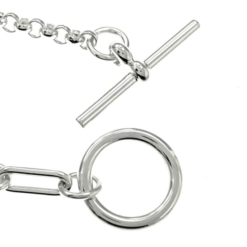 Hermes Necklace Chaine Dancre Punk ST AG 925 Silver Accessorie — view 8
