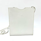 Hermes Shoulder Bag Onimetou Leather White — view 2