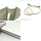 Hermes Shoulder Bag Onimetou Leather White — view 9