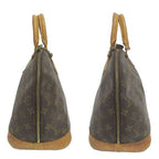 Louis Vuitton Monogram Alma Handbag Leather Brown — view 7