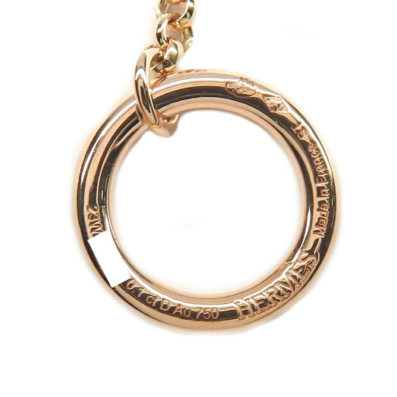 Hermes Bracelet Chaine D'ancre Chaos Diamond ST 750 PG 18K Manufactured — view 8