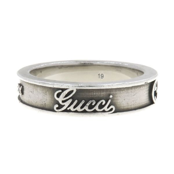 Gucci Interlocking Logo Ring 19 925 SV 6.6 — view 4