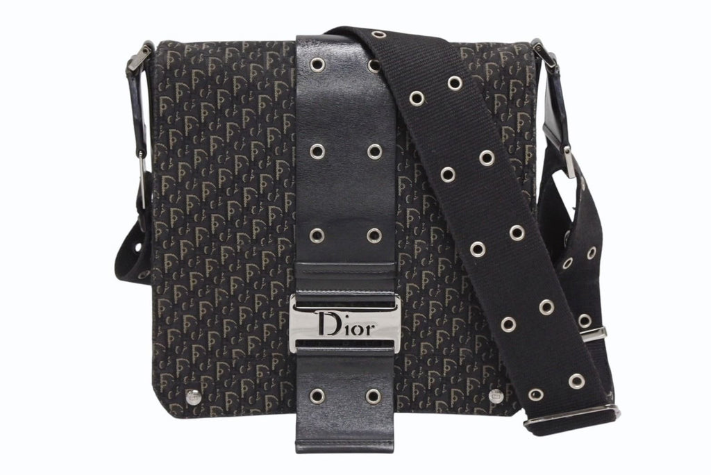 Dior Street Chic Line Shoulder Bag Trotter Galliano Era Black