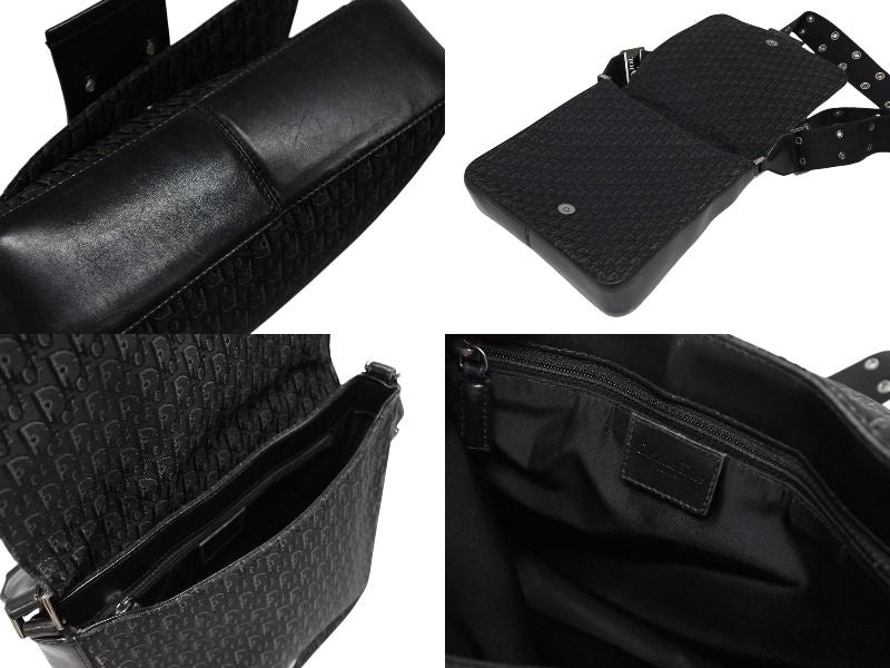 Dior Street Chic Line Shoulder Bag Trotter Galliano Era Black — view 8