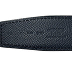 Hermes Belt Street H Leather Navy Gray Reversible — view 4