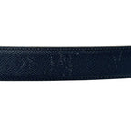 Hermes Belt Street H Leather Navy Gray Reversible — view 9