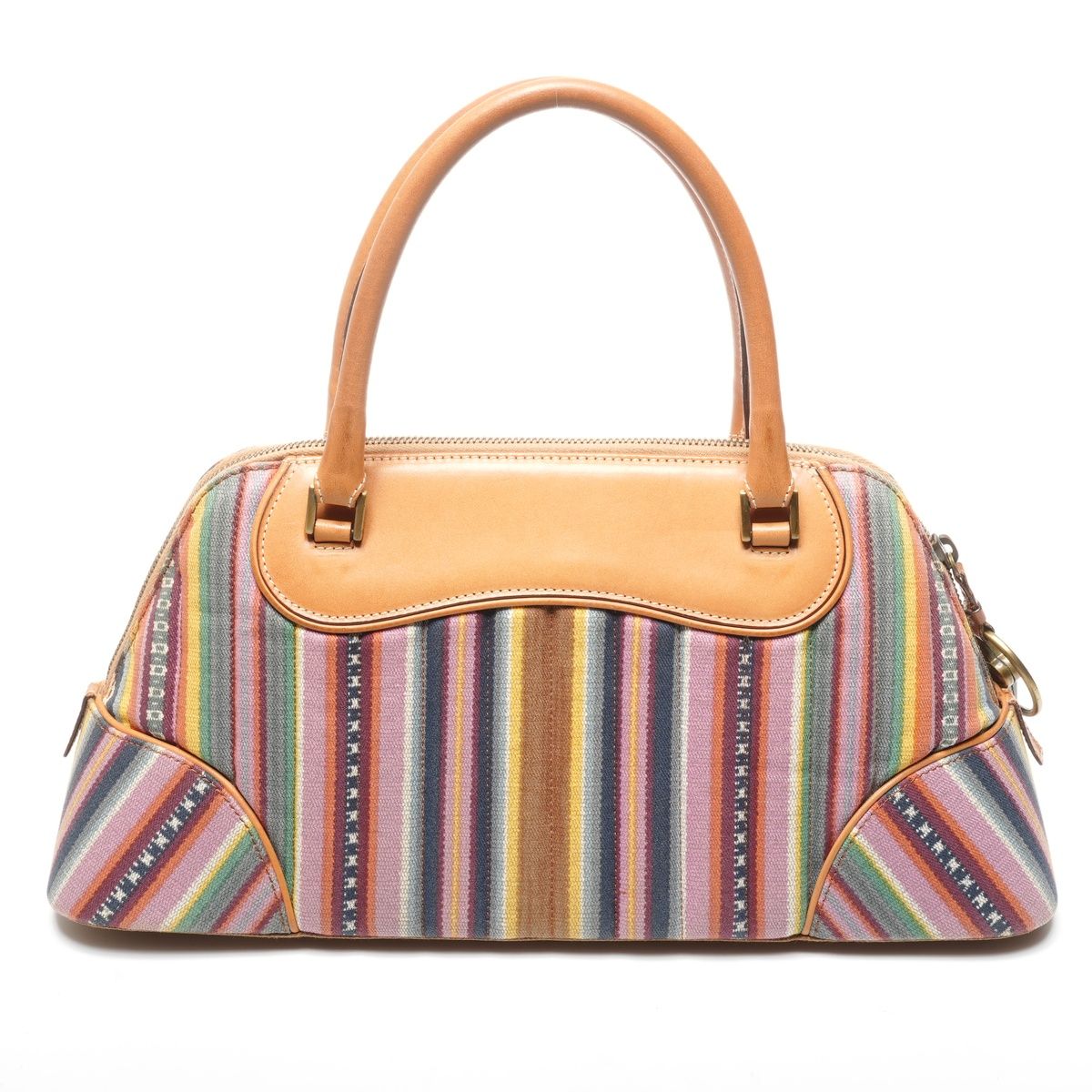Dior Handbag Montaigne Cadillac John Galliano Canvas Leather — view 3