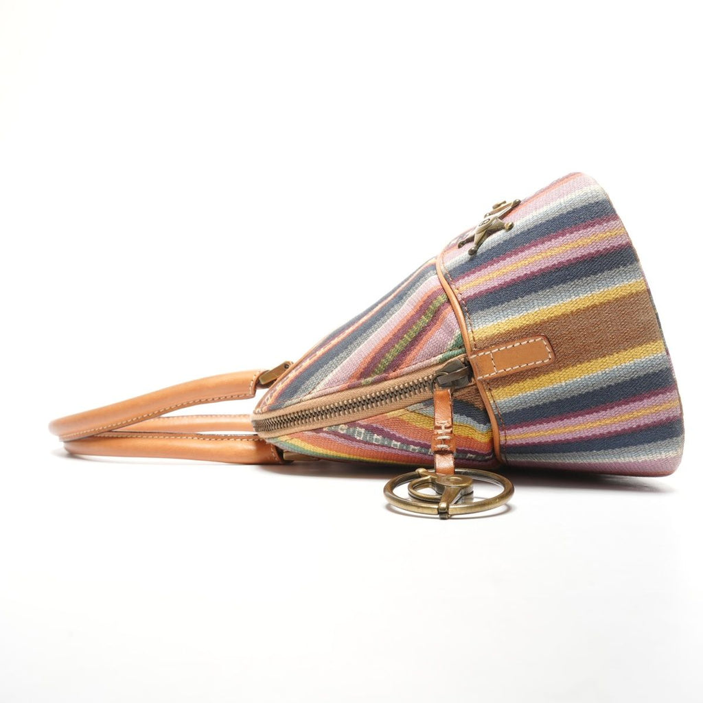 Dior Handbag Montaigne Cadillac John Galliano Canvas Leather — view 4