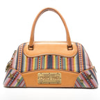 Dior Handbag Montaigne Cadillac John Galliano Canvas Leather — view 2