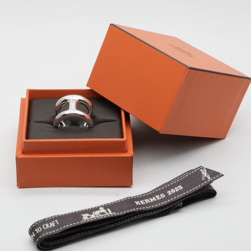 Hermes Osmozu Ring AG 925 Silver Chaine — view 8